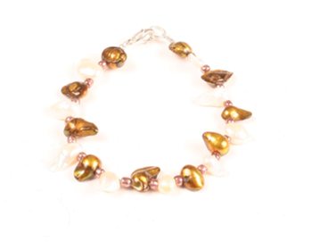 Chocolate & Vanilla, Classic, armband i gruppen Armband hos Anna Veronica Design Collection (AR0129)