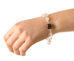 Chocolate & Vanilla, Crystal, Armband i gruppen Armband hos Anna Veronica Design Collection (AR0142)