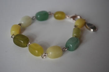 Light, Jade i gruppen Armband hos Anna Veronica Design Collection (AR0188)