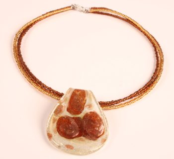 Hot Chocolate, Beautiful, Halsband i gruppen Halsband hos Anna Veronica Design Collection (HA0152)