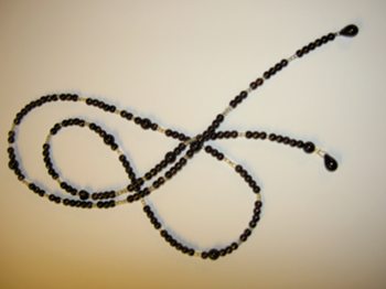 Black Pearl, halsband i gruppen Halsband hos Anna Veronica Design Collection (HA0163)