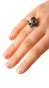 Black & White, Ring i gruppen Ringar hos Anna Veronica Design Collection (RI0109)