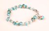 Aqua, Flower, armband