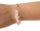 Rose, Quarts, armband